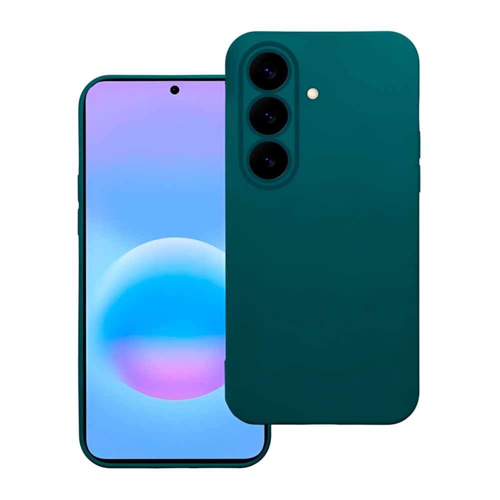 Case para Samsung Galaxy A57 de silicona I2GO, antigolpes, verde